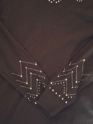 Jersey Desigual Negro con Tachuelas Talla M