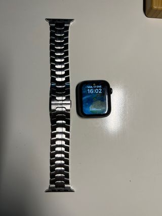 Correa Apple Watch Metal Gris/Plateado