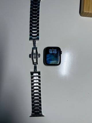 Correa Apple Watch Metal Gris/Plateado