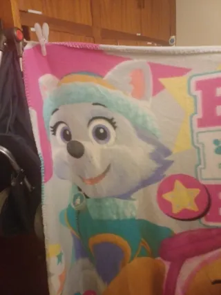 Manta pequeña Paw Patrol cuna