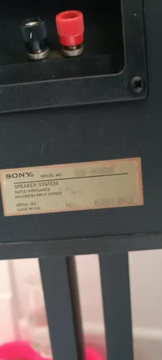 Altavoces Sony Negros