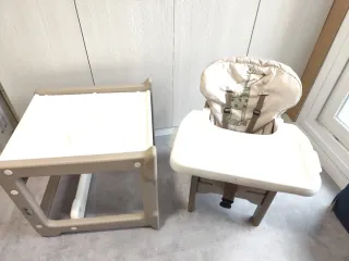 Trona bebé,niño. Convertible en mesa