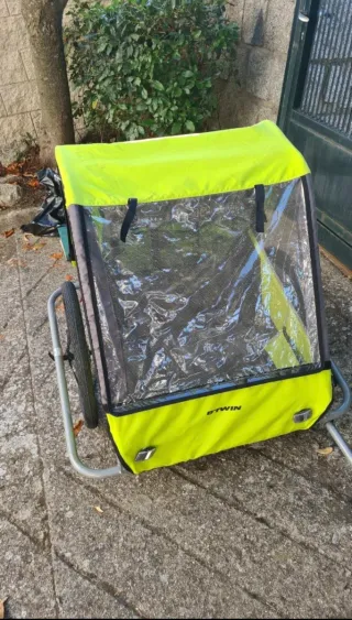 Remolque bici BTWIN Decathlon niños