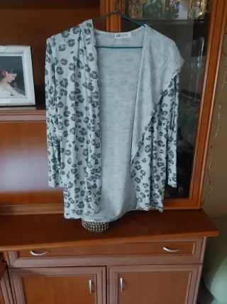 Blusa kimono estampado floral talla S