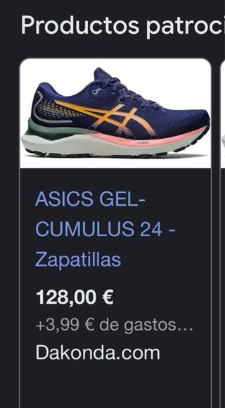 Zapatillas Asics Moradas y Naranjas