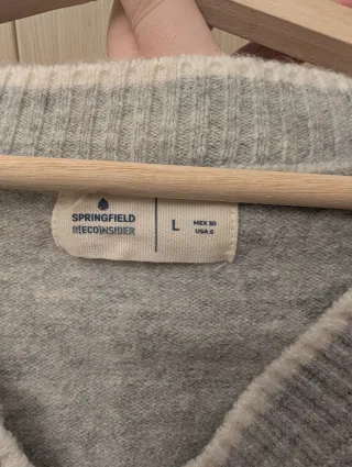 Jersey rayas gris talla L