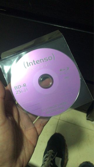 Disco Blu-ray BD-R 25GB Intenso