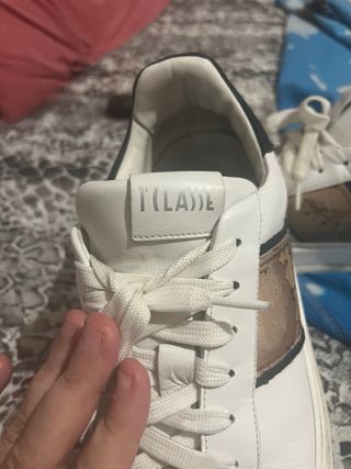 Scarpe Alviero Martini Uomo Bianche e Oro