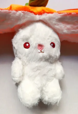 Carota coniglio peluche