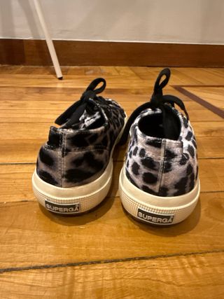 Zapatillas Superga Terciopelo Leopardo