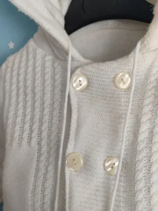 Conjunto Bebé Abrigo y Pantalón 6m, similar a Lana