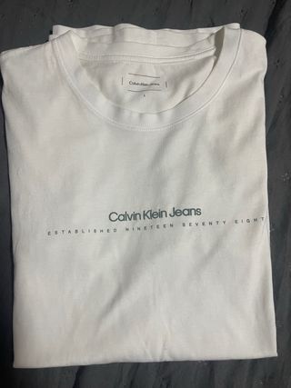 T-shirt Calvin Klein Jeans Branca L