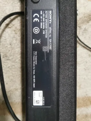 Barra de Sonido Sony Negra