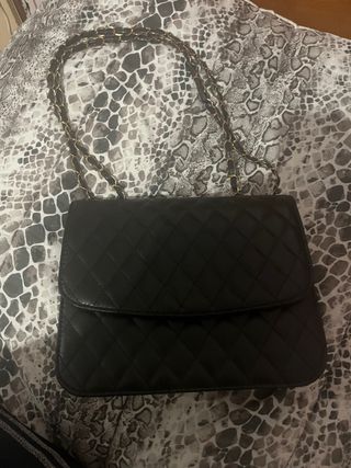 Borsa donna trapuntata con catena