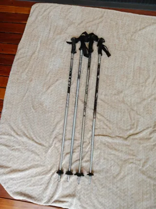 Lote 4 Bastones Esquí 110cm