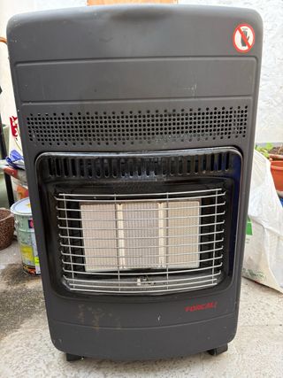 Estufa de gas Forcali negra