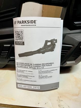 Soplador Turbina Parkside 40V