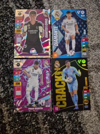 Lote 6 cromos Panini Real Madrid