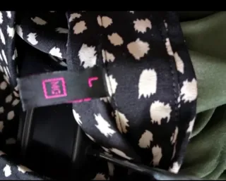 Vestido camisero midi estampado