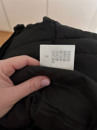 Pantalón de esquí negro para niñ@ talla 122