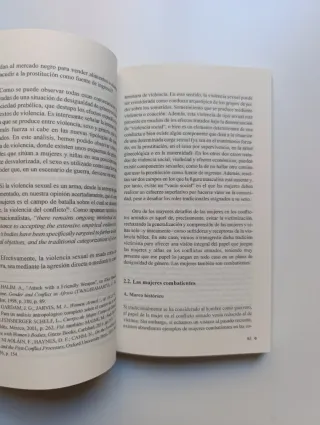 Las mujeres en los conflictos armados.