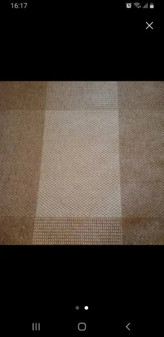 Alfombra Yute Beige y Marrón