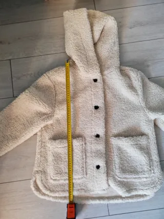Cappotto beige /panna con cappuccio