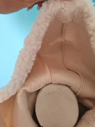 Cappotto beige /panna con cappuccio