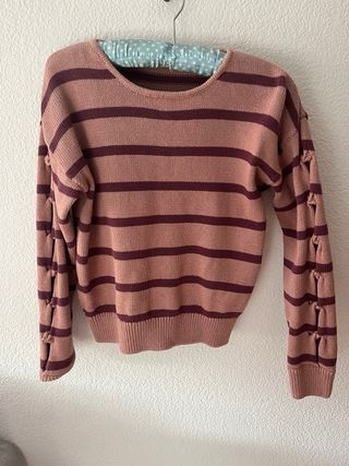 Jersey Mango Rayas Manga Larga