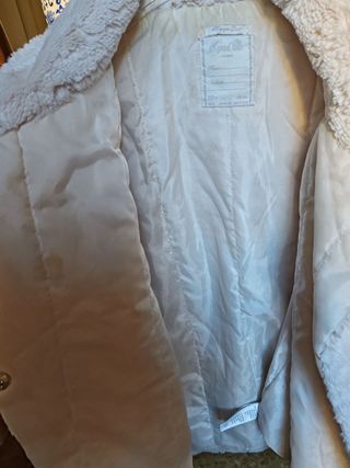 Cappotto pelliccia DEXE beige/bianco taglia unica