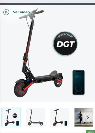 Patinete Eléctrico Negro Cecotec Bongo D40XL