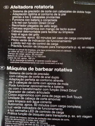 Silver Crest Maquina de Afeitar Rotatoria