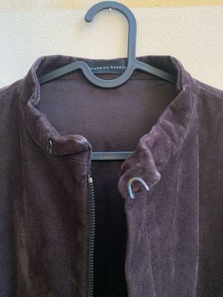 Massimo Rebecchi Blazer Uomo in Pelle Scamosciata