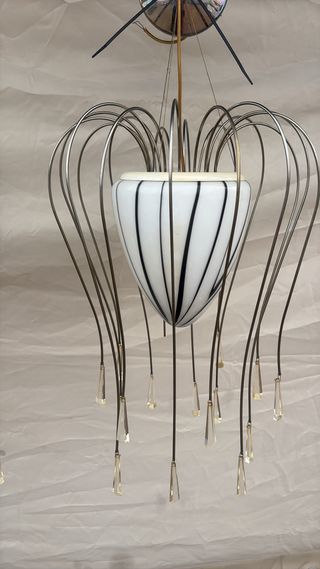 Pareja 2Lámparas Vintage Colgante masiero