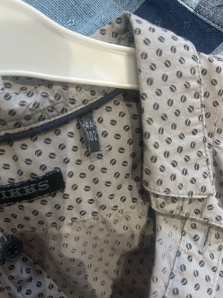 Camisa niño IKKS estampada gris