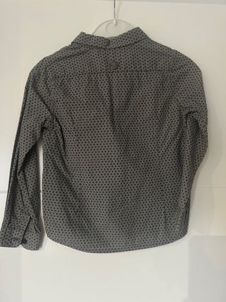 Camisa niño IKKS estampada gris