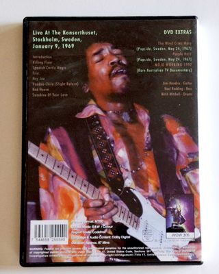 Jimi Hendrix Live In Stockholm DVD
