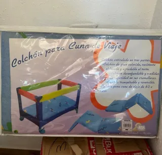 Cuna de viaje plegable Jané con colchón