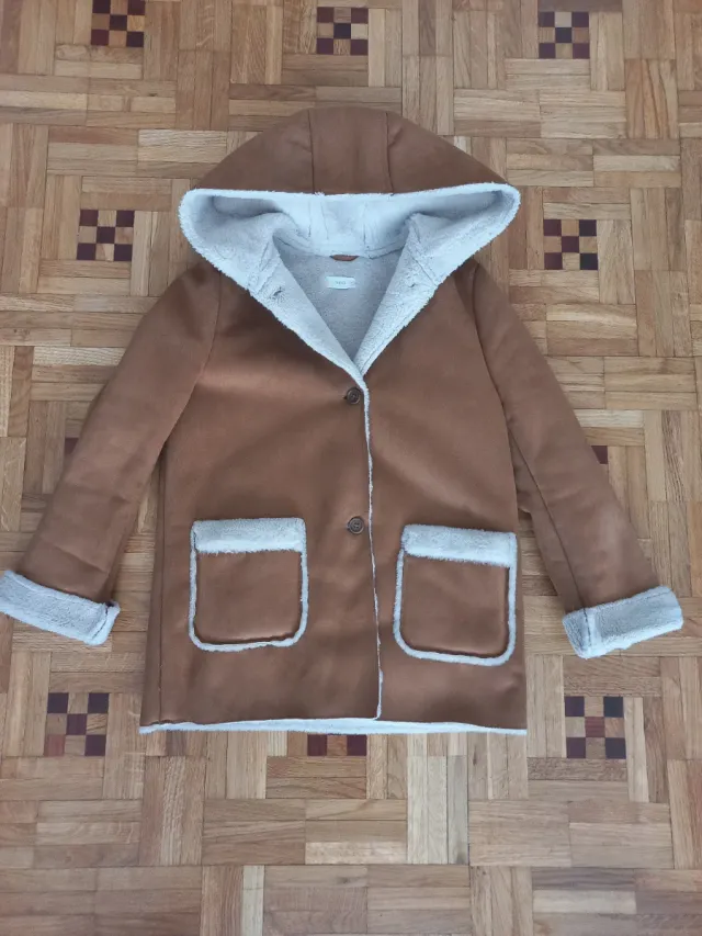 Abrigo Mango niña/niño camel T.10