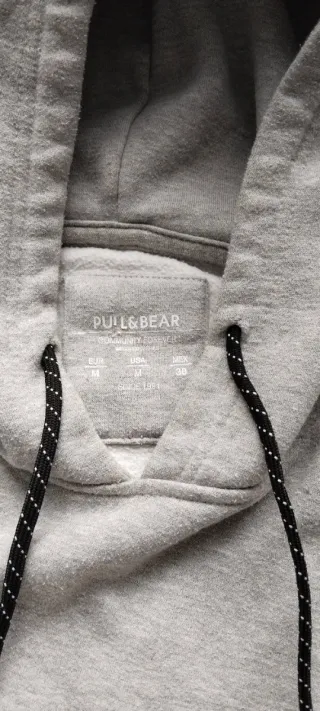 Sudadera Pull&Bear Gris Juvenil