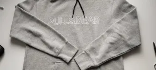 Sudadera Pull&Bear Gris Juvenil