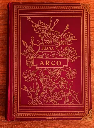 Juana de Arco. Libro antiguo 1909