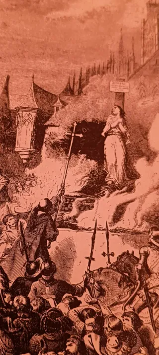 Juana de Arco. Libro antiguo 1909