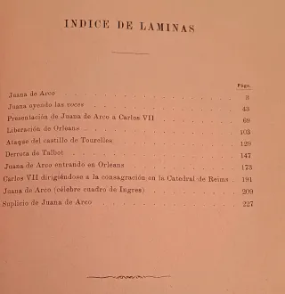 Juana de Arco. Libro antiguo 1909