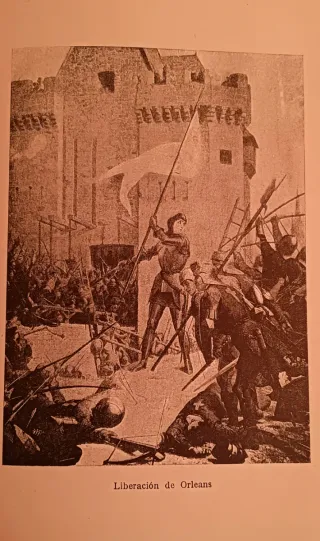 Juana de Arco. Libro antiguo 1909