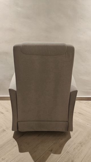 Sillón relax manual color topo