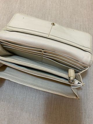 Cartera Tommy Hilfiger Azul y Beige