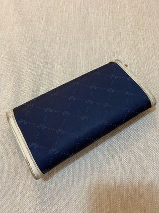 Cartera Tommy Hilfiger Azul y Beige