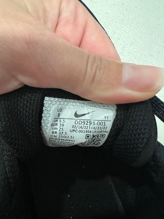 Zapatillas Nike Negras Talla 39