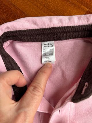 Maglia cotone bambina 10 anni Decathlon